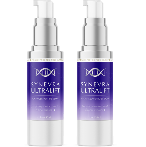 Two Synevra UltraLift serum bottles shown in the seller’s Starter package